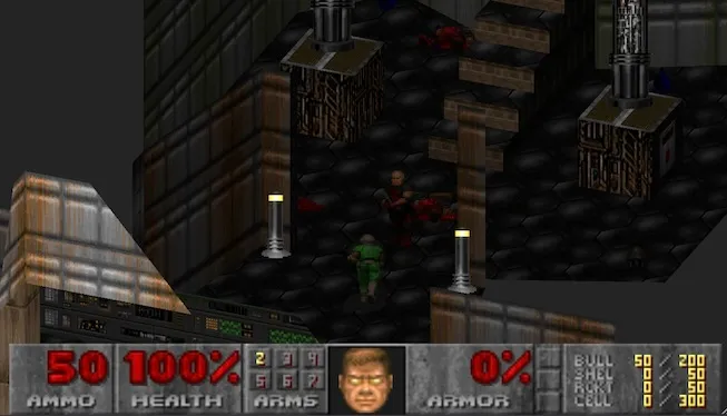 doom in isometric projection